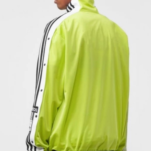 ADIDAS ORIGINALS Men's Megabreak Jacket Size XL in Green with Three Stripes. - Picture 3 of 16